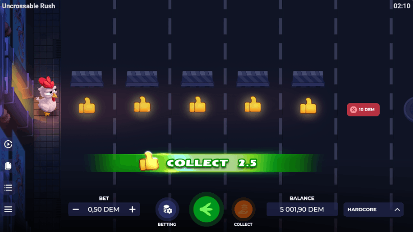 Passar da Demo ao Dinheiro Real – Uncrossable Rush